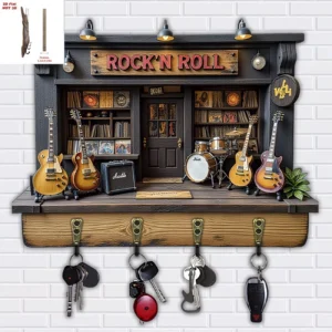 Porta Chaves Rock de Parede